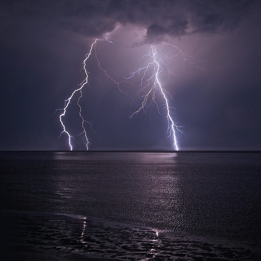 Lightning By The Sea