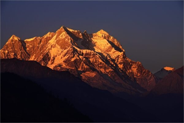 Alpenglow On Chaukhamba